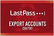 Lastpass CSV export issues and tips to get around the